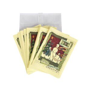 NEW Hollyville Snowman Christmas Cards 18 Cards & Envelopes Seasons Greetings